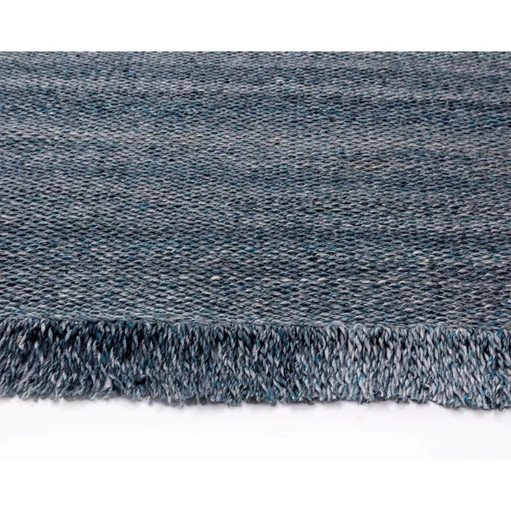 Lindau Hand-Woven Outdoor Teal Rug-Outdoor Rugs-SUNPAN-LOOMLAN