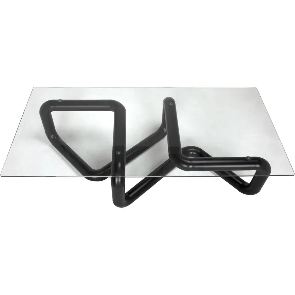 Linden Coffee Table Black Modern Elegance - LOOMLAN - Noir - Coffee Tables