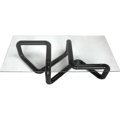 Linden Coffee Table Black Modern Elegance - LOOMLAN - Noir - Coffee Tables