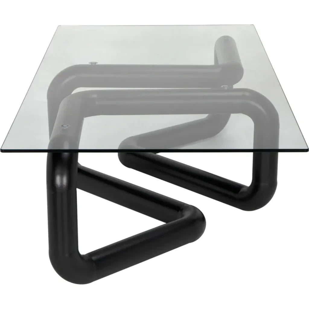 Linden Coffee Table Black Modern Elegance - LOOMLAN - Noir - Coffee Tables