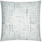 Line Up Aqua Abstract Mist Large Throw Pillow Insert - LOOMLAN - D.V. Kap - Throw Pillows