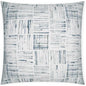 Line Up Blue Abstract Blue Large Throw Pillow Insert - LOOMLAN - D.V. Kap - Throw Pillows