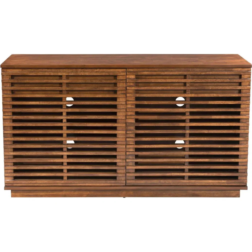Linea Credenza Walnut - LOOMLAN - Zuo Modern - Sideboards