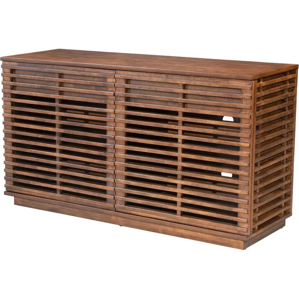 Linea Credenza Walnut - LOOMLAN - Zuo Modern - Sideboards