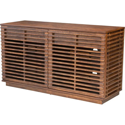 Linea Credenza Walnut - LOOMLAN - Zuo Modern - Sideboards