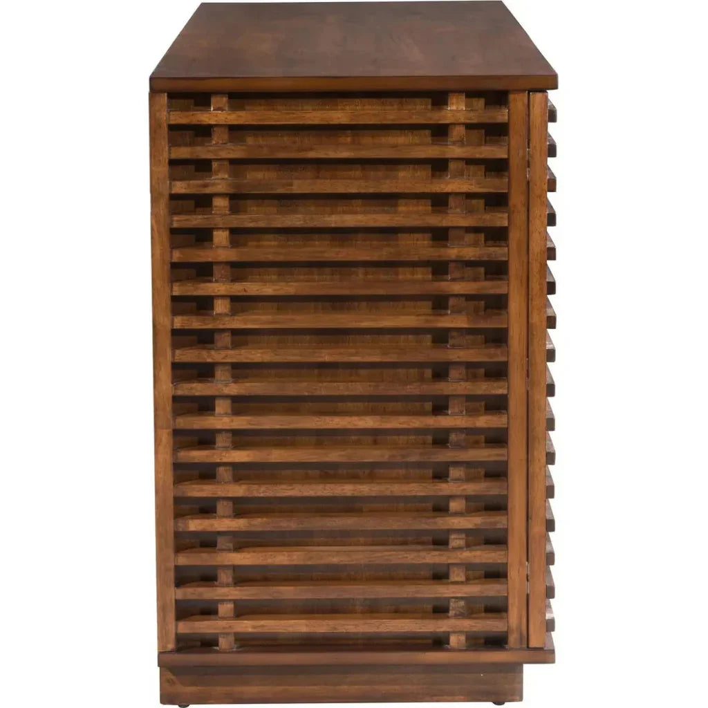 Linea Credenza Walnut - LOOMLAN - Zuo Modern - Sideboards