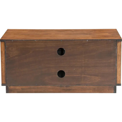 Linea Narrow Entertainment Stand Walnut - LOOMLAN - Zuo Modern - TV Stands & Media Centers