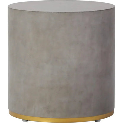 Linea Ring Accent Table Set - Gold Outdoor End Tables - LOOMLAN - Seasonal Living - Outdoor Side Tables