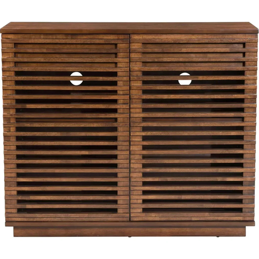 Linea Walnut Cabinet - LOOMLAN - Zuo Modern - Accent Cabinets