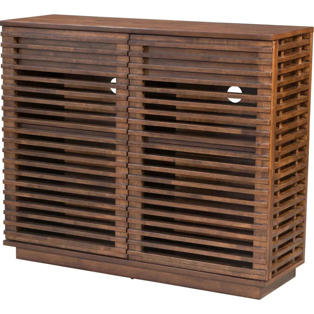 Linea Walnut Cabinet - LOOMLAN - Zuo Modern - Accent Cabinets