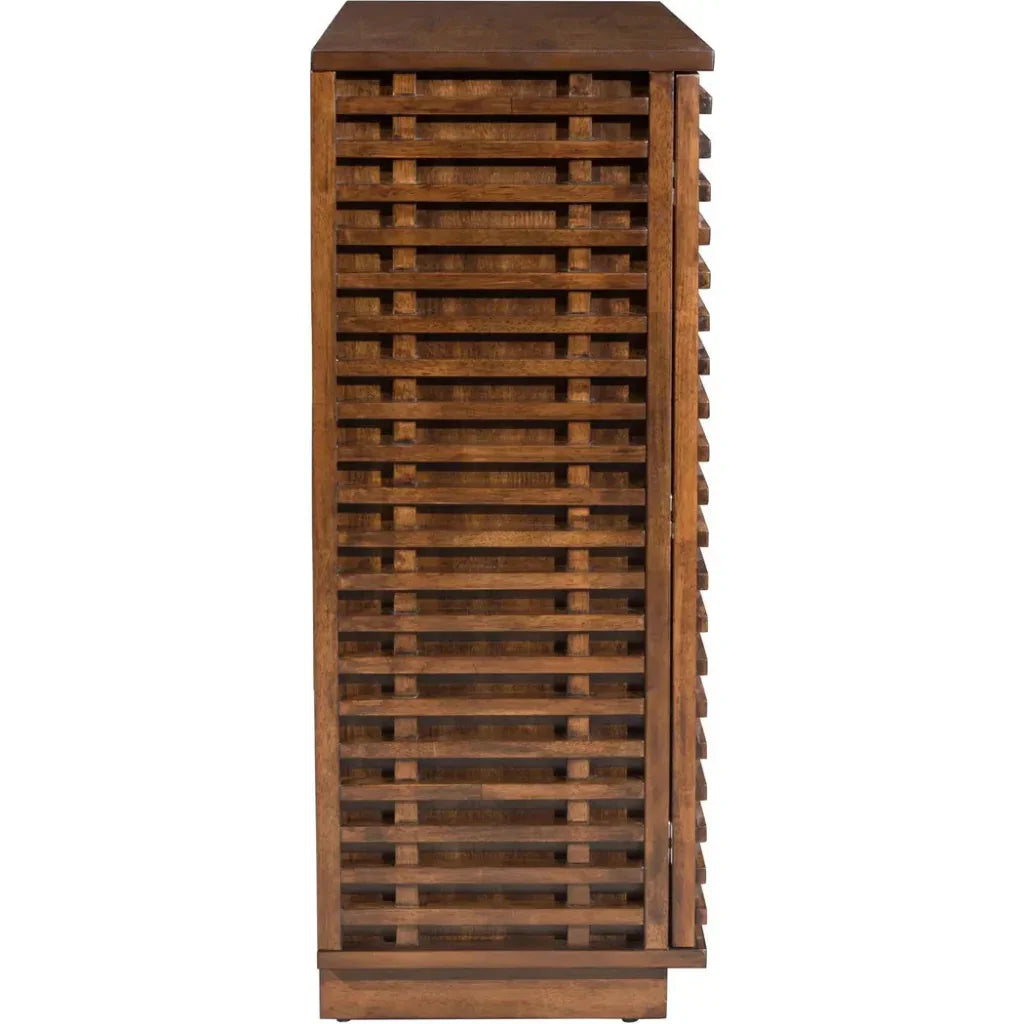 Linea Walnut Cabinet - LOOMLAN - Zuo Modern - Accent Cabinets