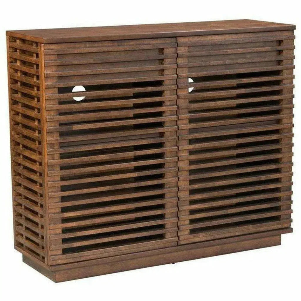 Linea Walnut Cabinet - LOOMLAN - Zuo Modern - Accent Cabinets