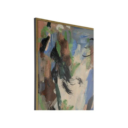 Linen and Blues I Gold Framed Artwork-Framed Wall Art-Chelsea House-LOOMLAN