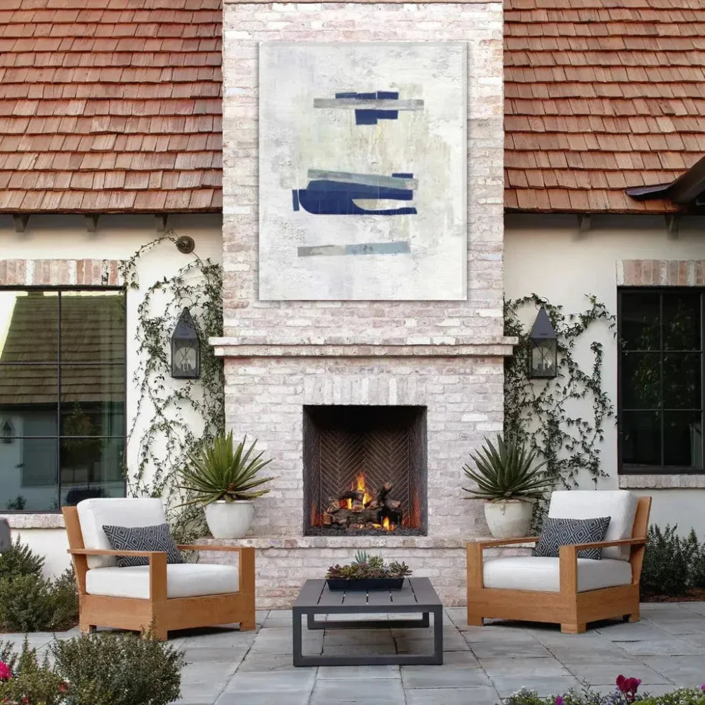 Lines Indoor Outdoor Wall Art UV Resistant Canvas - LOOMLAN - LOOMLAN - Canvas Art