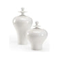 Ling Ling Glazed Fired Porcelain Vase (Set of 2) - LOOMLAN - Wildwood - Vases & Jars