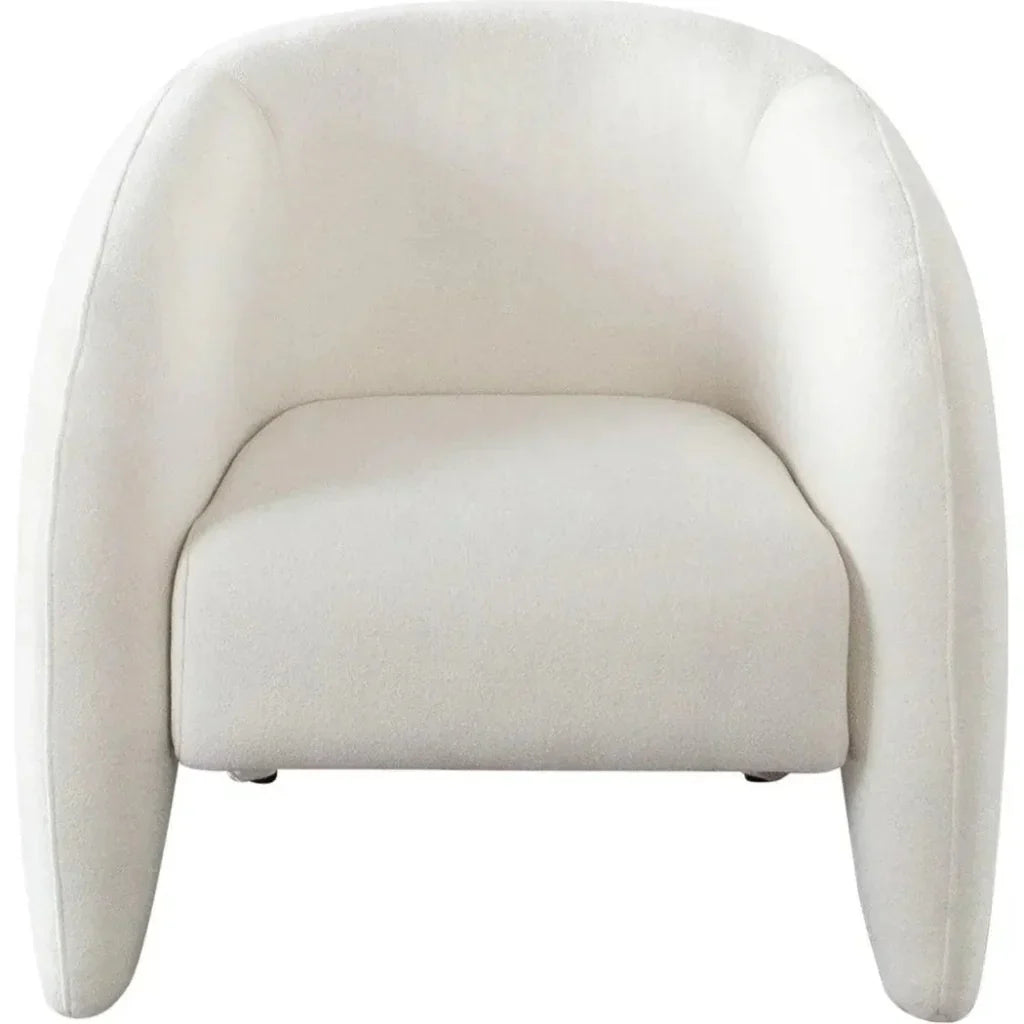Link Elite Ivory Fabric Accent Arm Chair - LOOMLAN - Diamond Sofa - Accent Chairs