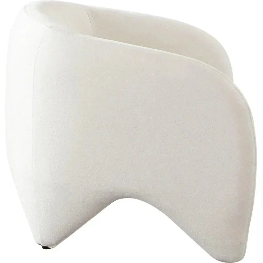Link Elite Ivory Fabric Accent Arm Chair - LOOMLAN - Diamond Sofa - Accent Chairs