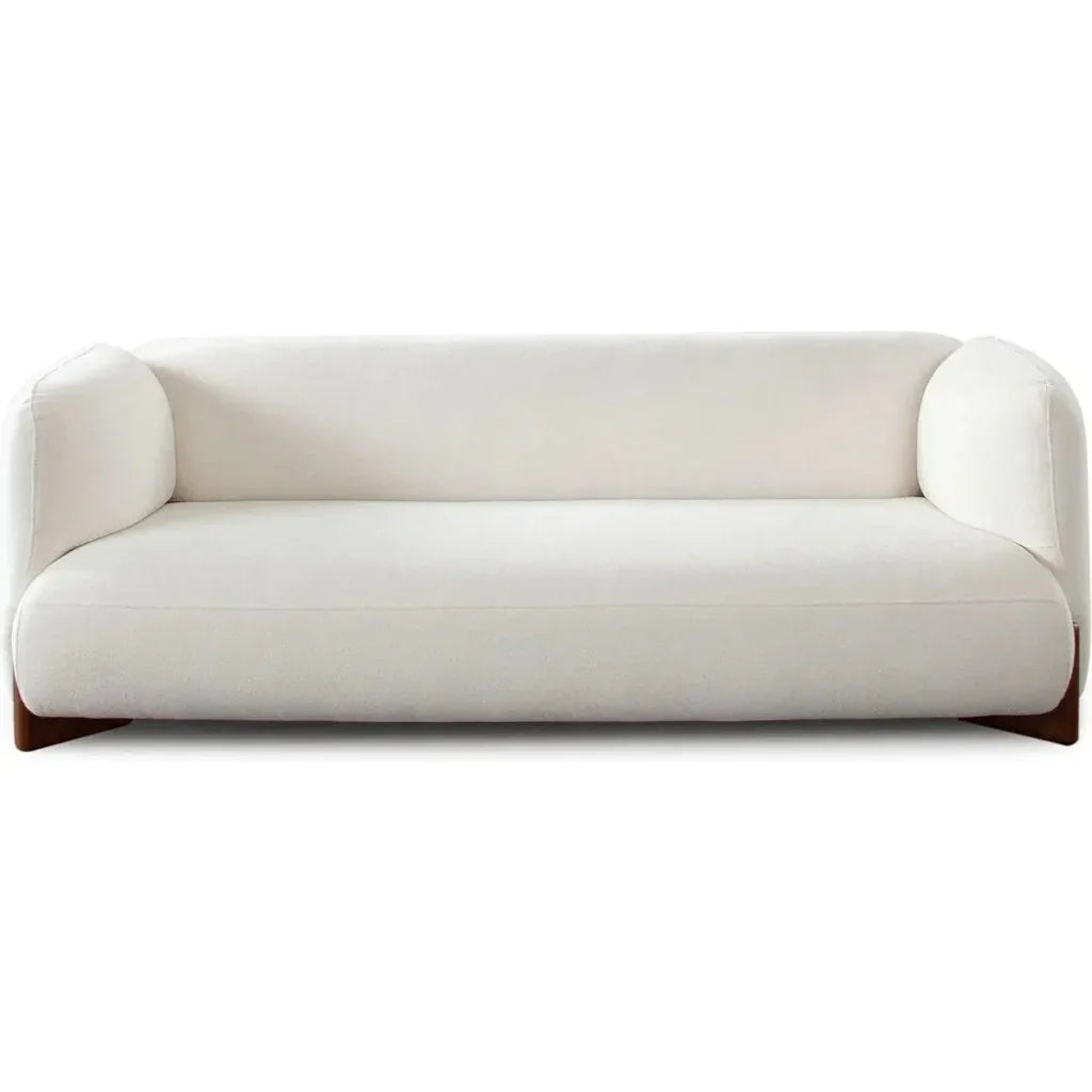 Link Elite Ivory Fabric and Wood Sofa - LOOMLAN - Diamond Sofa - Sofas & Loveseats