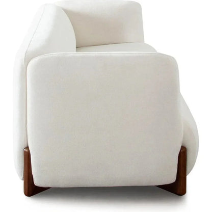 Link Elite Ivory Fabric and Wood Sofa - LOOMLAN - Diamond Sofa - Sofas & Loveseats