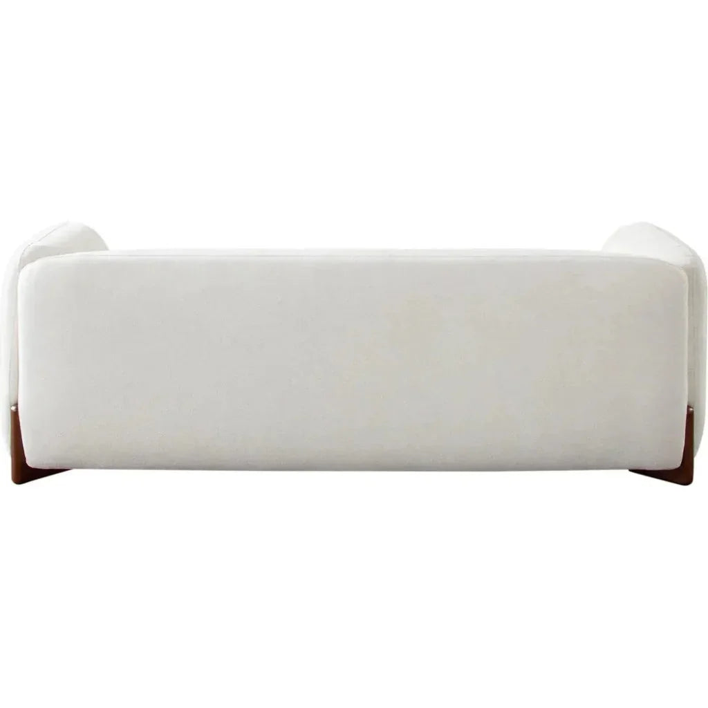 Link Elite Ivory Fabric and Wood Sofa - LOOMLAN - Diamond Sofa - Sofas & Loveseats