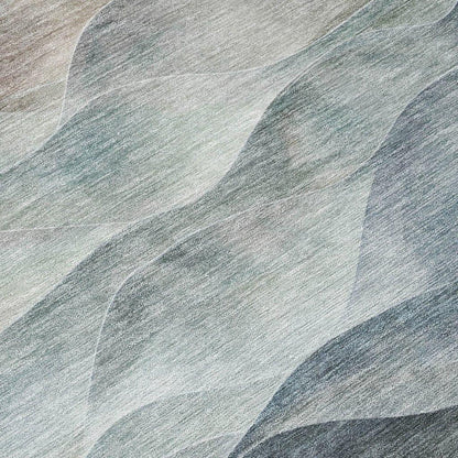 Linover Teal Washable Indoor - Outdoor Rug - LOOMLAN - LOOMLAN Rugs - Outdoor Rugs