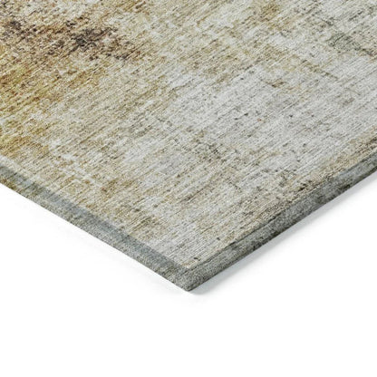Linta Brown Washable Indoor - Outdoor Rug - LOOMLAN - LOOMLAN Rugs - Outdoor Rugs
