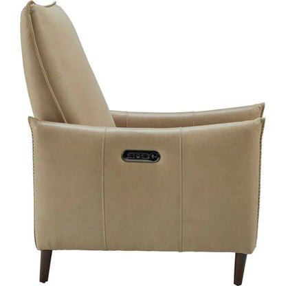 Linville Leather Usb Power Recliner - LOOMLAN - Olivia + Quinn - Club Chairs