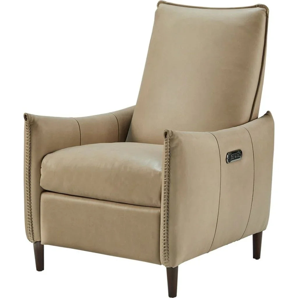 Linville Leather Usb Power Recliner - LOOMLAN - Olivia + Quinn - Club Chairs