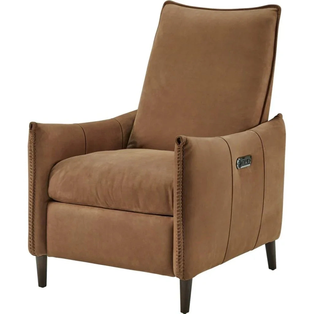 Linville Leather Usb Power Recliner - LOOMLAN - Olivia + Quinn - Club Chairs