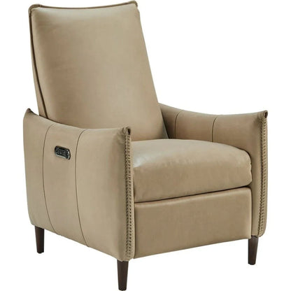 Linville Leather Usb Power Recliner - LOOMLAN - Olivia + Quinn - Club Chairs