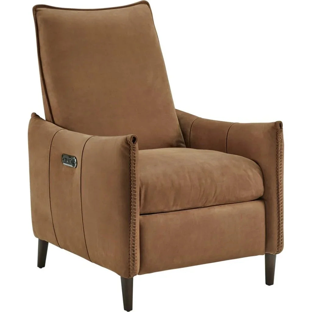 Linville Leather Usb Power Recliner - LOOMLAN - Olivia + Quinn - Club Chairs