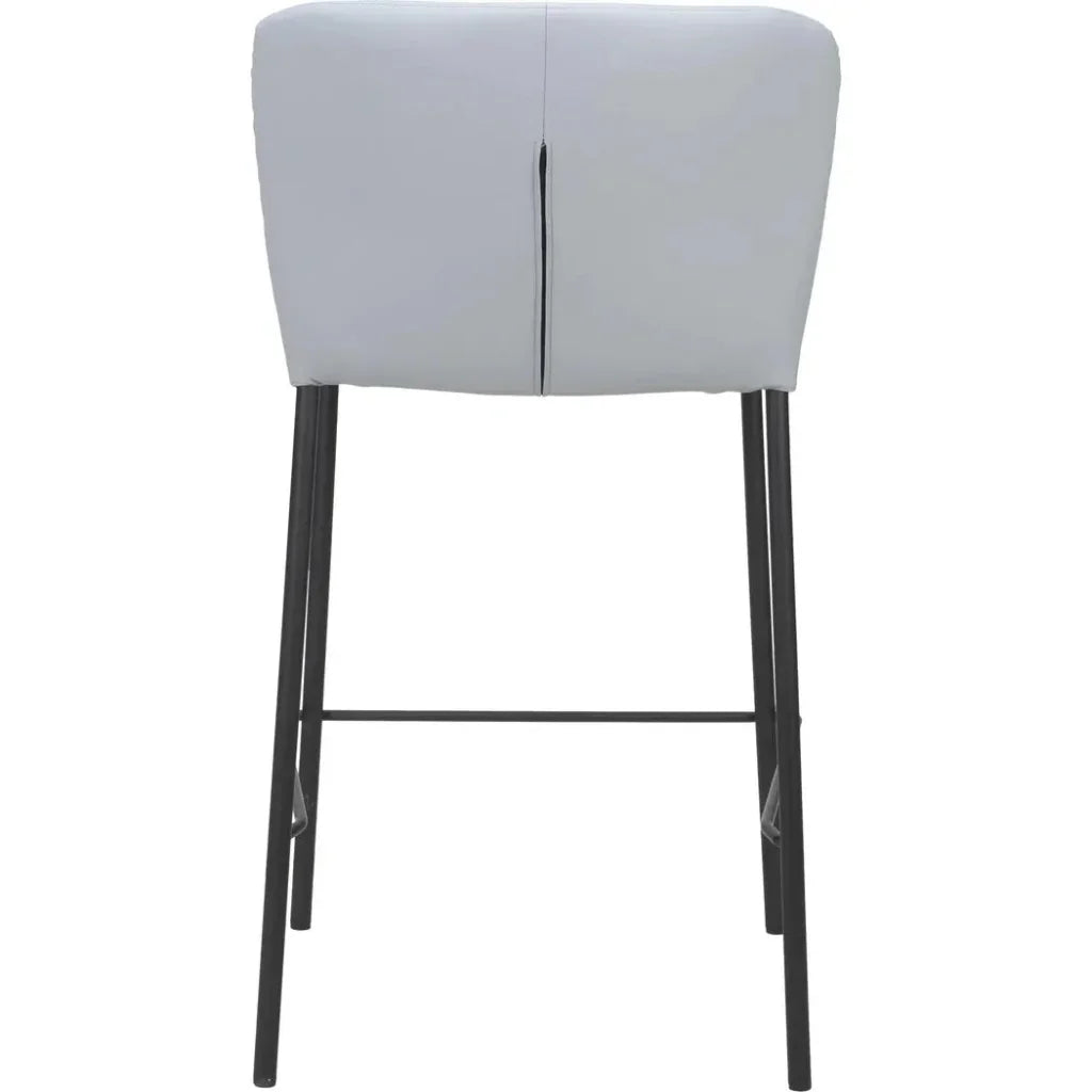 Linz Counter Stool (Set of 2) Gray - LOOMLAN - Zuo Modern - Counter Stools