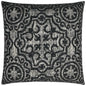 Linz Traditional Black Grey Large Throw Pillow Insert - LOOMLAN - D.V. Kap - Throw Pillows