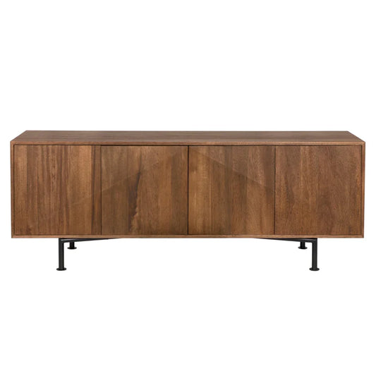 Lionell Wooden Brown Sideboard - LOOMLAN - Noir - Sideboards