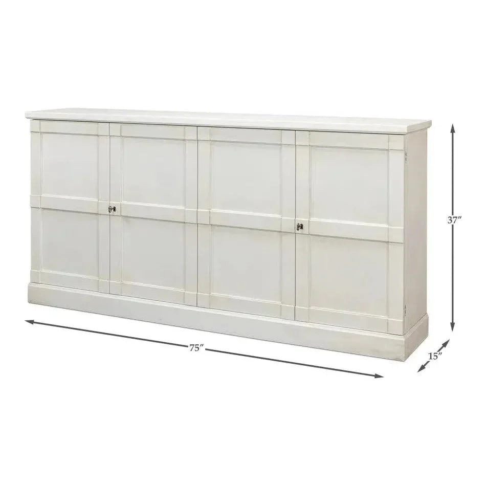 Lionisio Buffet 75" Cortina with Wood Doors - LOOMLAN - Sarreid - Sideboards
