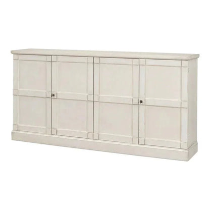 Lionisio Buffet 75" Stucco with Wood Doors - LOOMLAN - Sarreid - Sideboards
