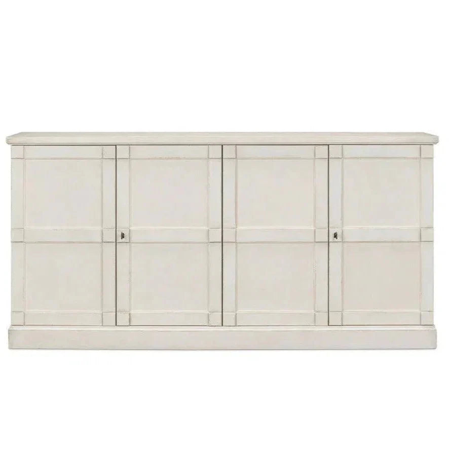 Lionisio Buffet 75" Stucco with Wood Doors - LOOMLAN - Sarreid - Sideboards