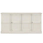 Lionisio Buffet 75" Stucco with Wood Doors - LOOMLAN - Sarreid - Sideboards