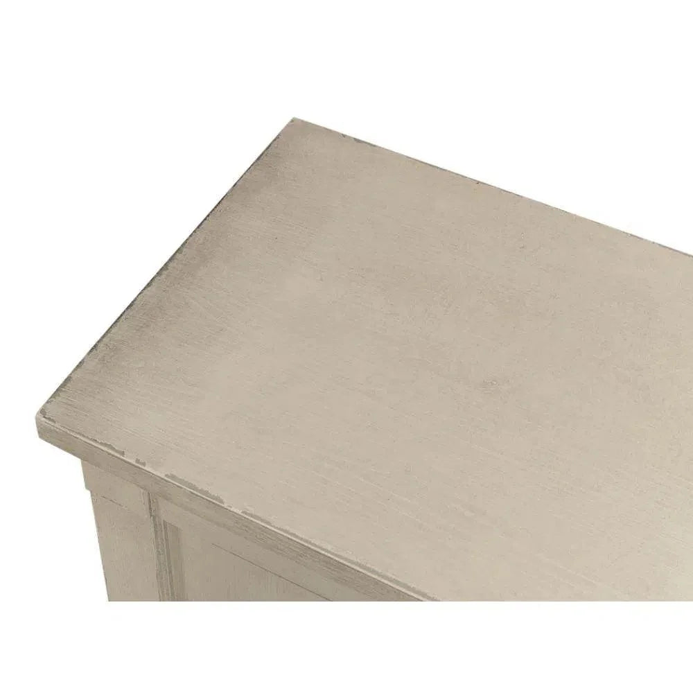 Lionisio Buffet 75" Wash Gray Wood Doors - LOOMLAN - Sarreid - Sideboards