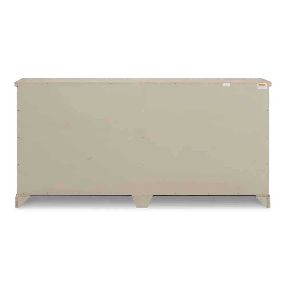 Lionisio Buffet 75" Wash Gray Wood Doors - LOOMLAN - Sarreid - Sideboards