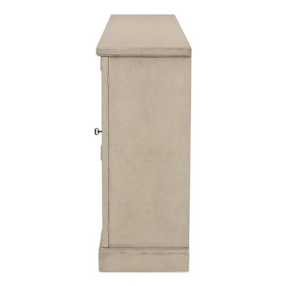 Lionisio Buffet 75" Wash Gray Wood Doors - LOOMLAN - Sarreid - Sideboards