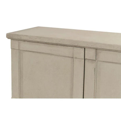 Lionisio Buffet 75" Wash Gray Wood Doors - LOOMLAN - Sarreid - Sideboards