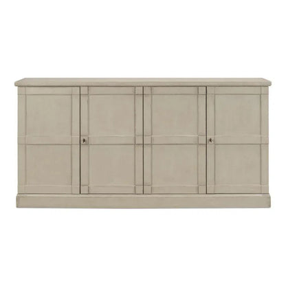 Lionisio Buffet 75" Wash Gray Wood Doors - LOOMLAN - Sarreid - Sideboards