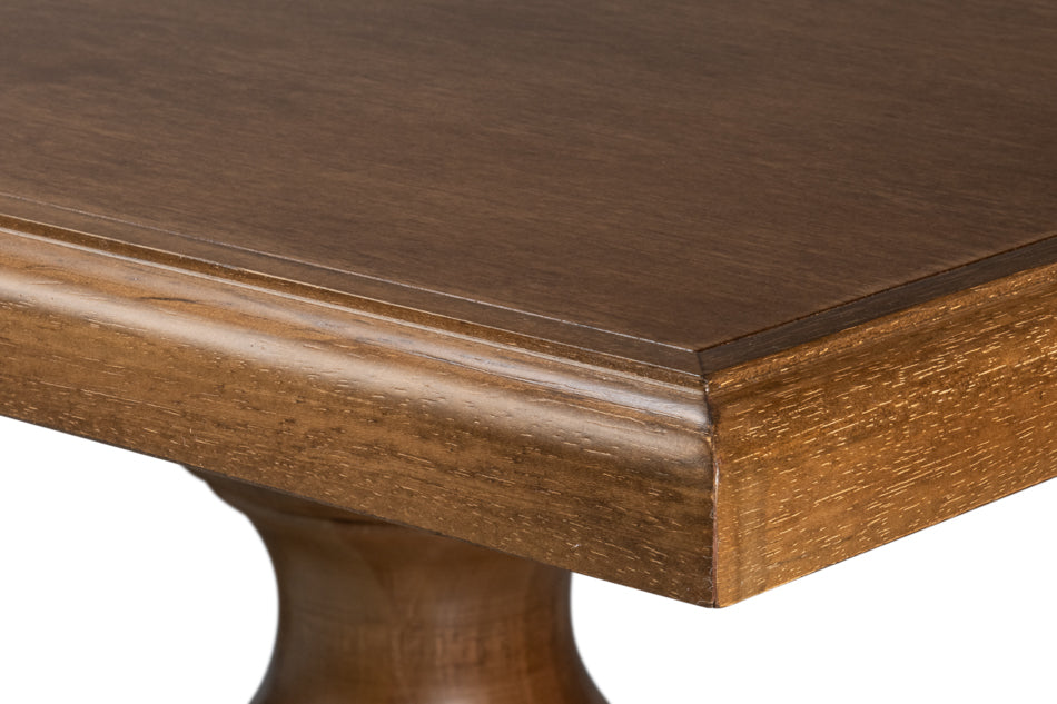 Lionisio Trestle Rectangular Dining Table-Dining Tables-Sarreid-LOOMLAN