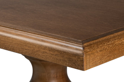 Lionisio Trestle Rectangular Dining Table-Dining Tables-Sarreid-LOOMLAN