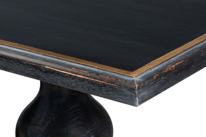 Lionisio Trestle Rectangular Dining Table-Dining Tables-Sarreid-LOOMLAN