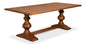 Lionisio Trestle Wood Dining Table-Dining Tables-Sarreid-Noce Anticato-LOOMLAN