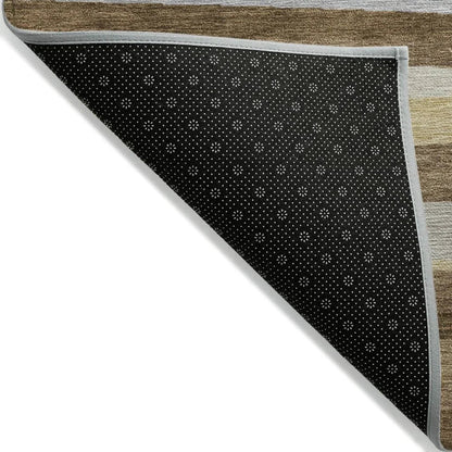 Liora Brown Washable Indoor-Outdoor Rug-Outdoor Rugs-LOOMLAN Rugs-LOOMLAN