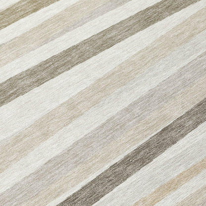 Liora Ivory Washable Indoor-Outdoor Rug-Outdoor Rugs-LOOMLAN Rugs-LOOMLAN