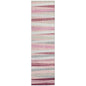 Liora Pink Washable Indoor-Outdoor Rug-Outdoor Rugs-LOOMLAN Rugs-2'3" x 7'6"-LOOMLAN